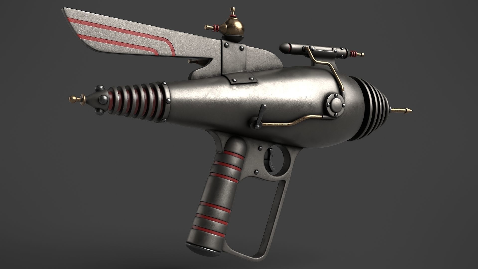 Fantasy Gun 10 3D model_3