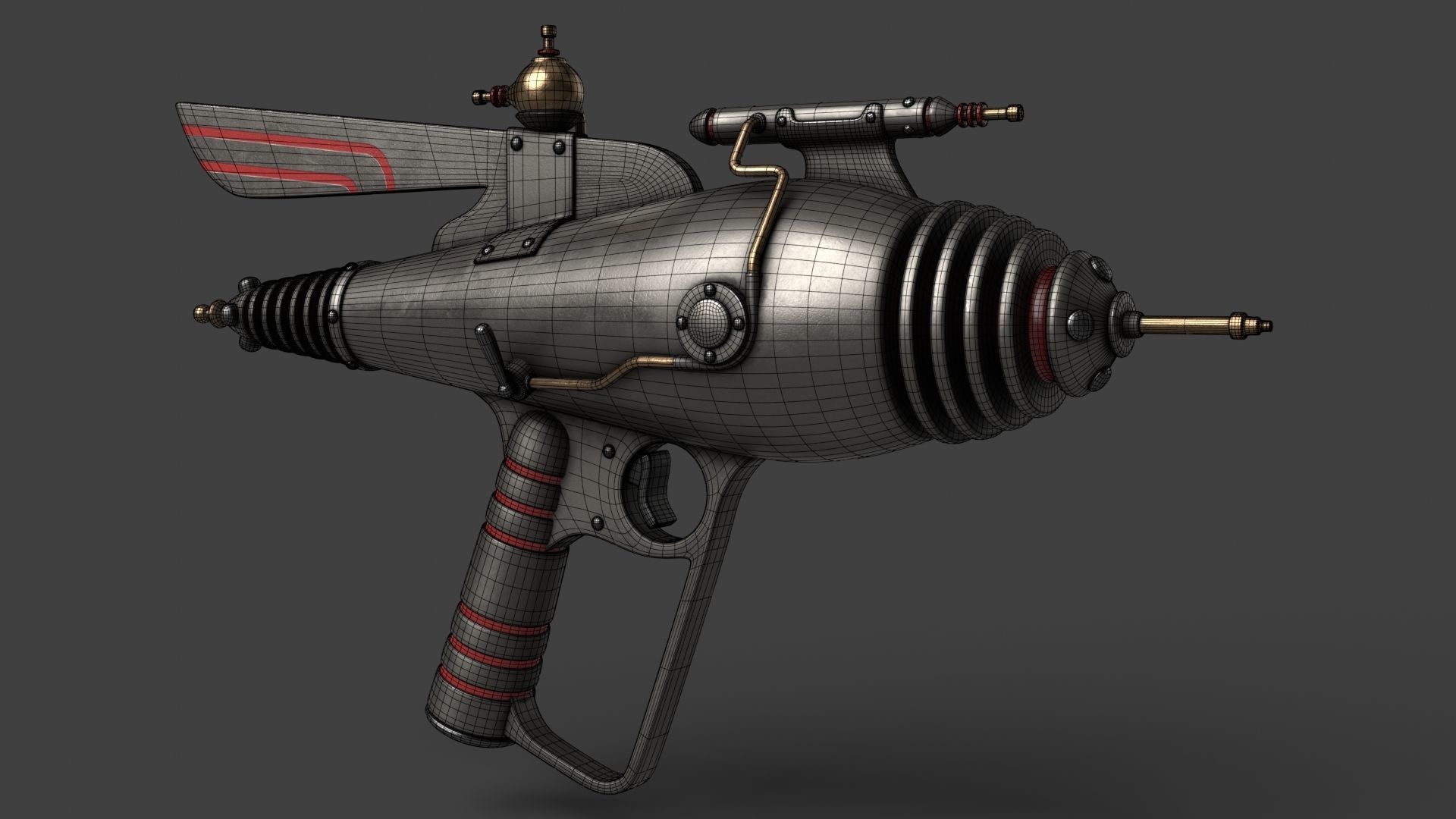 Fantasy Gun 10 3D model_11
