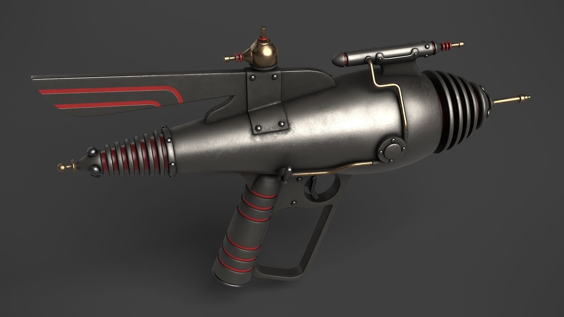 Fantasy Gun 10 3D model_6