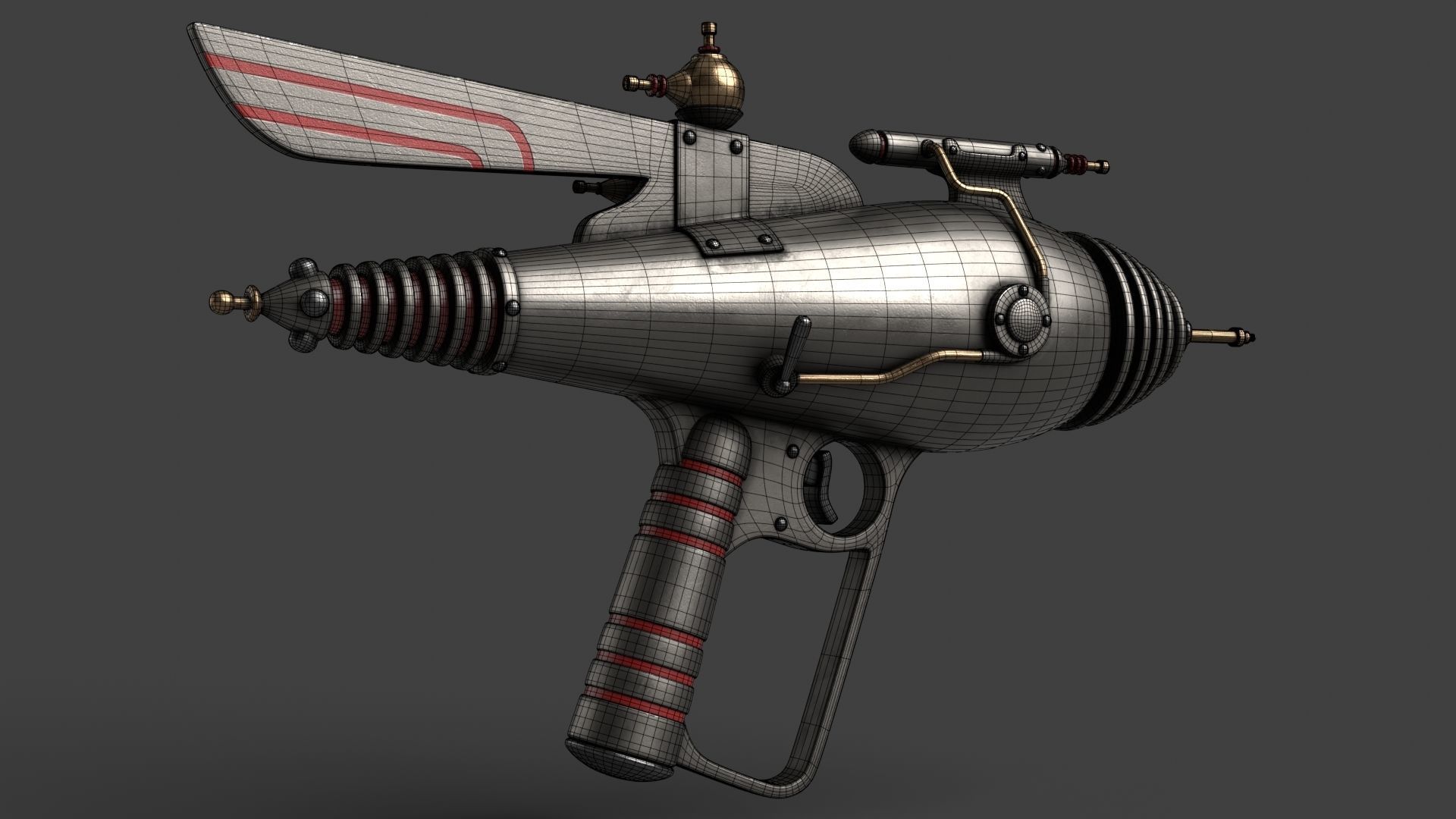 Fantasy Gun 10 3D model_13