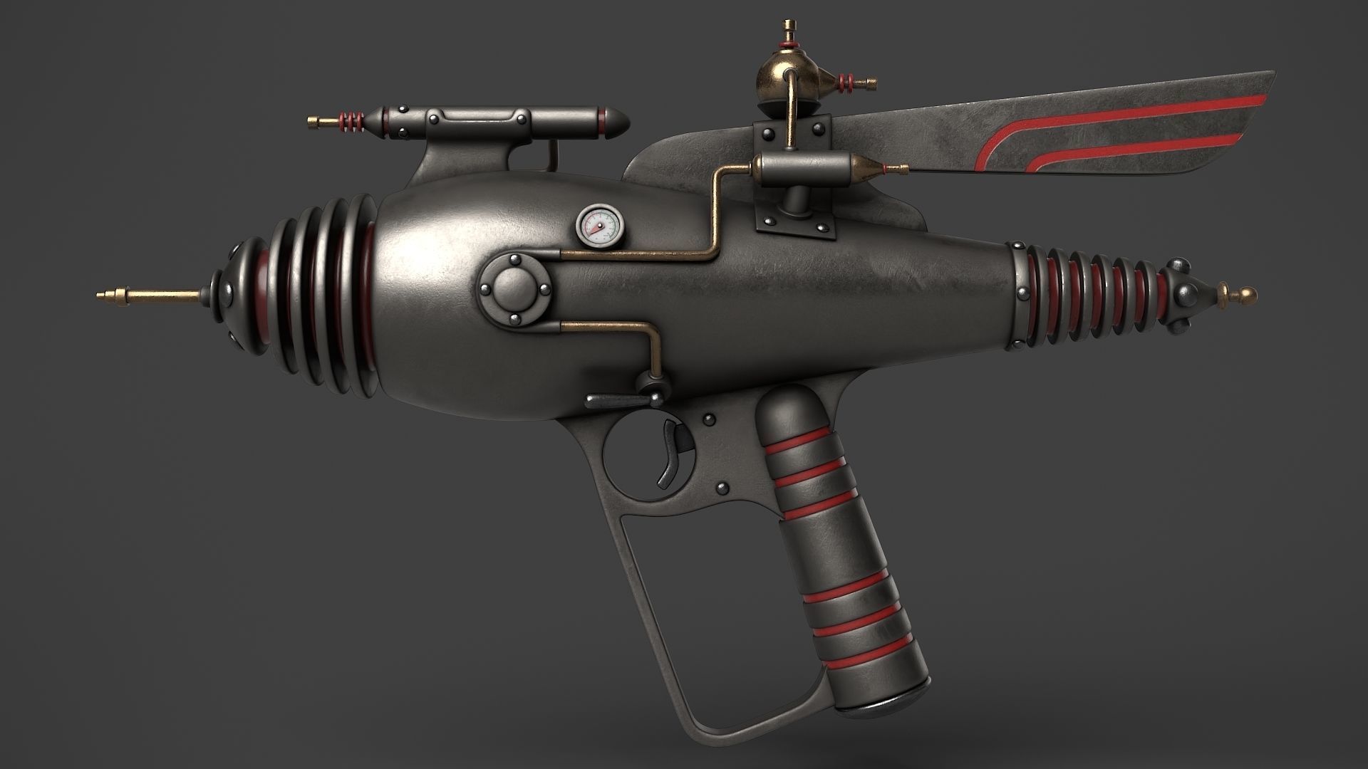 Fantasy Gun 10 3D model_8