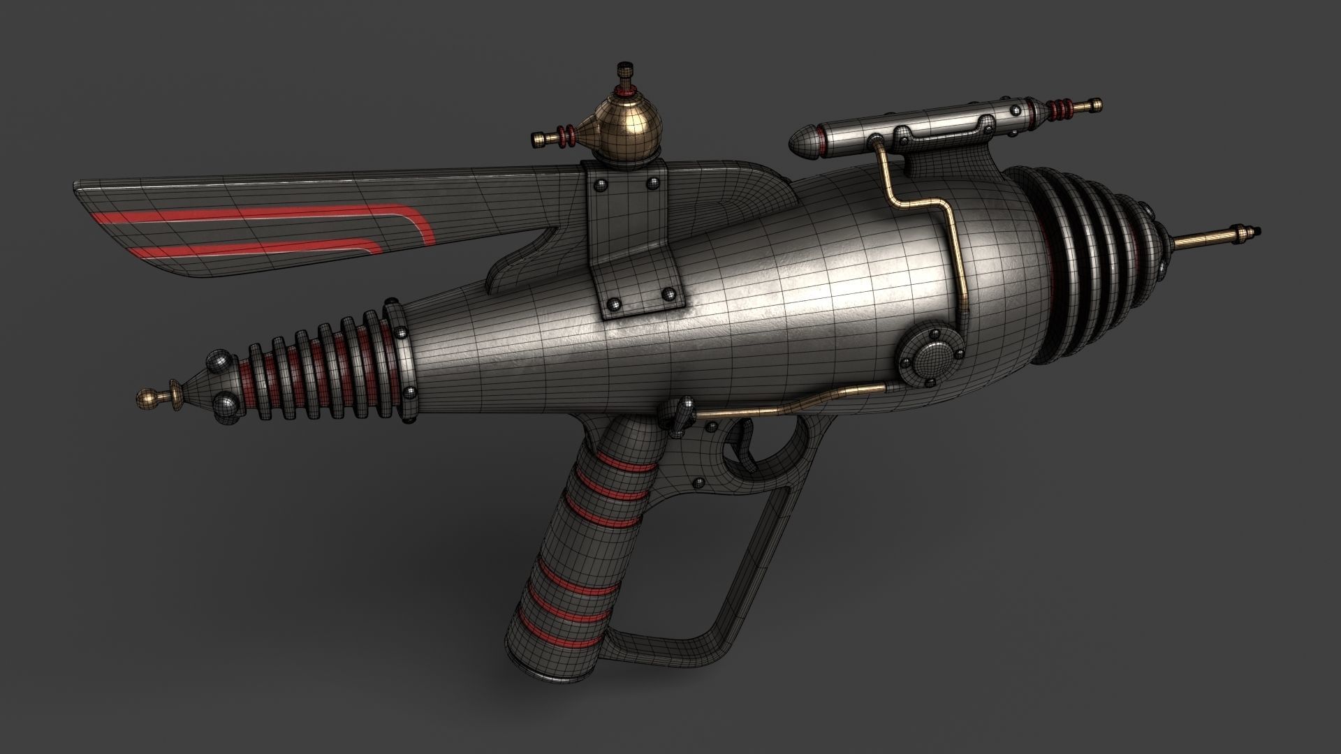 Fantasy Gun 10 3D model_16