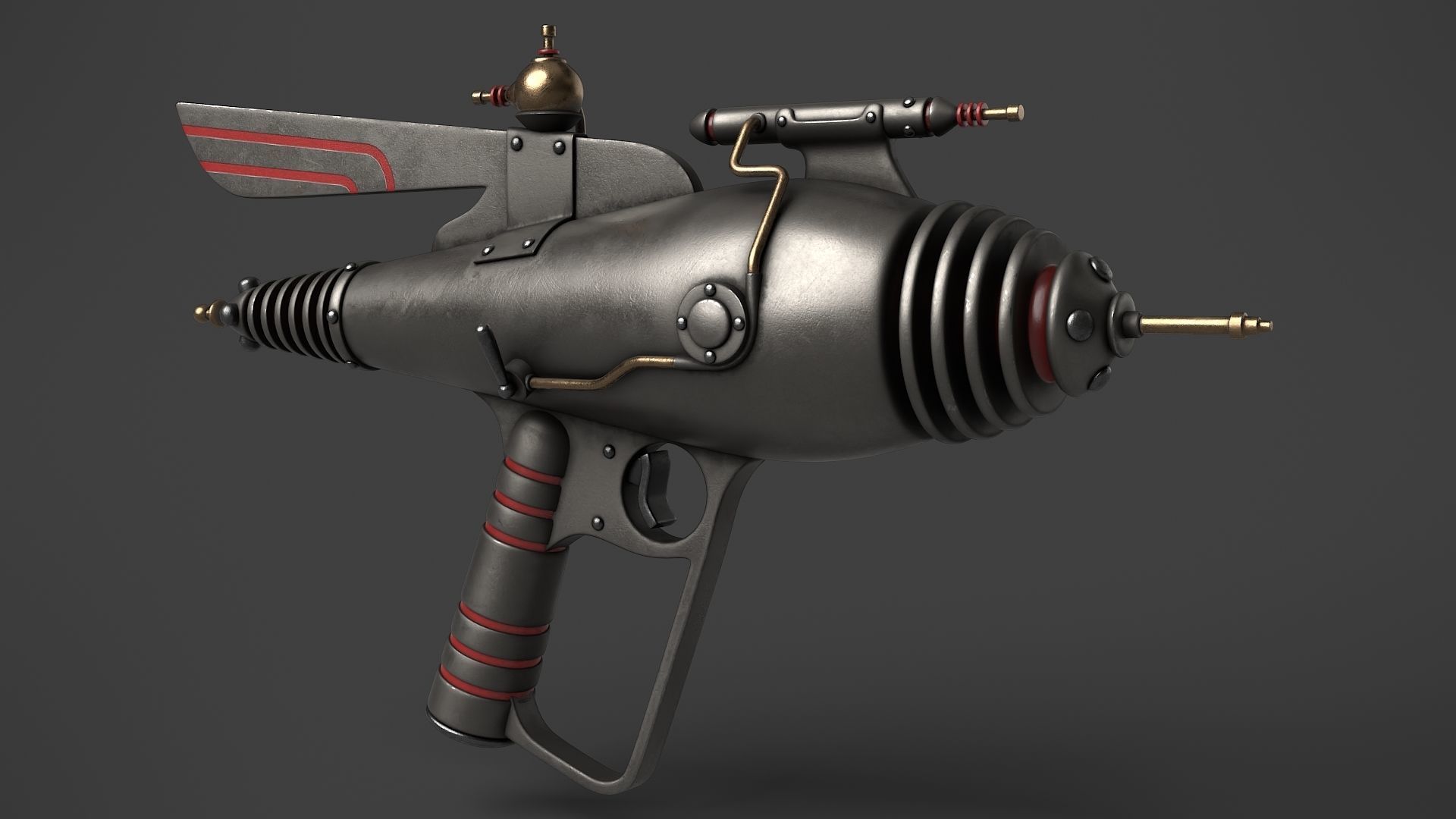 Fantasy Gun 10 3D model_1