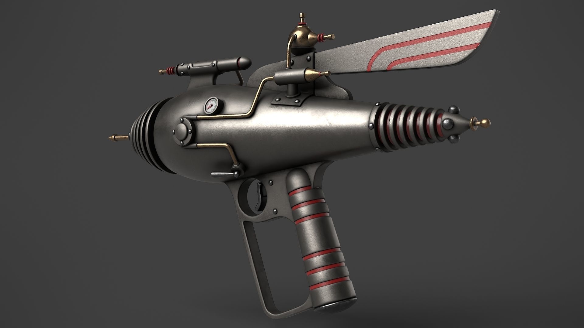 Fantasy Gun 10 3D model_2
