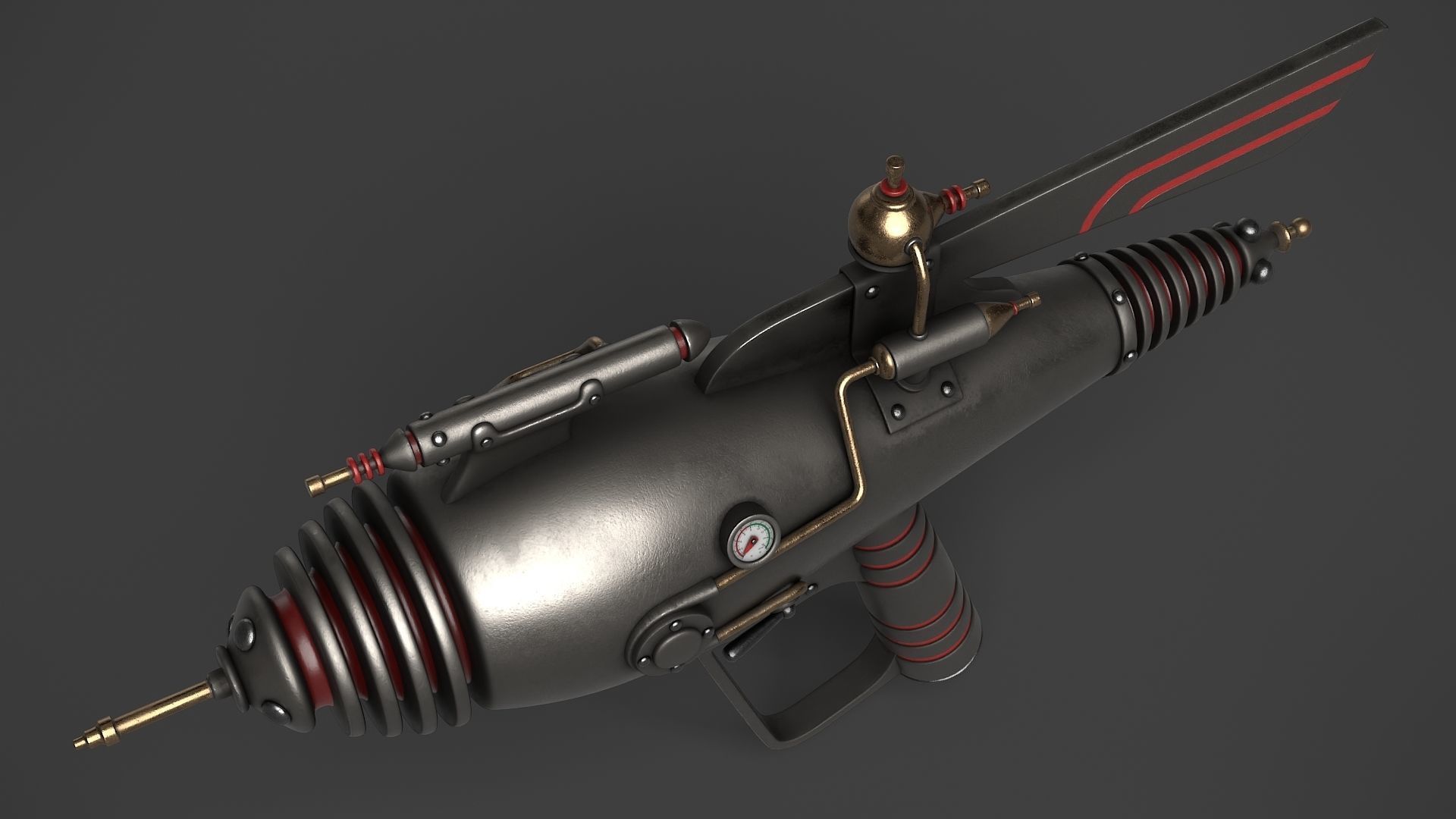 Fantasy Gun 10 3D model_5