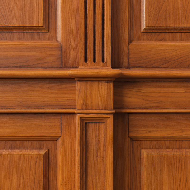 Wooden panel 01 06 3D model_1