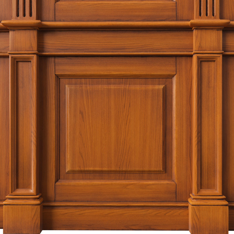 Wooden panel 01 06 3D model_8