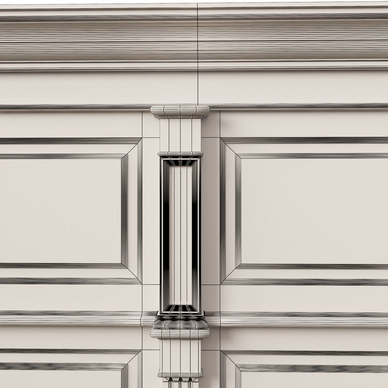 Wooden panel 01 06 3D model_22