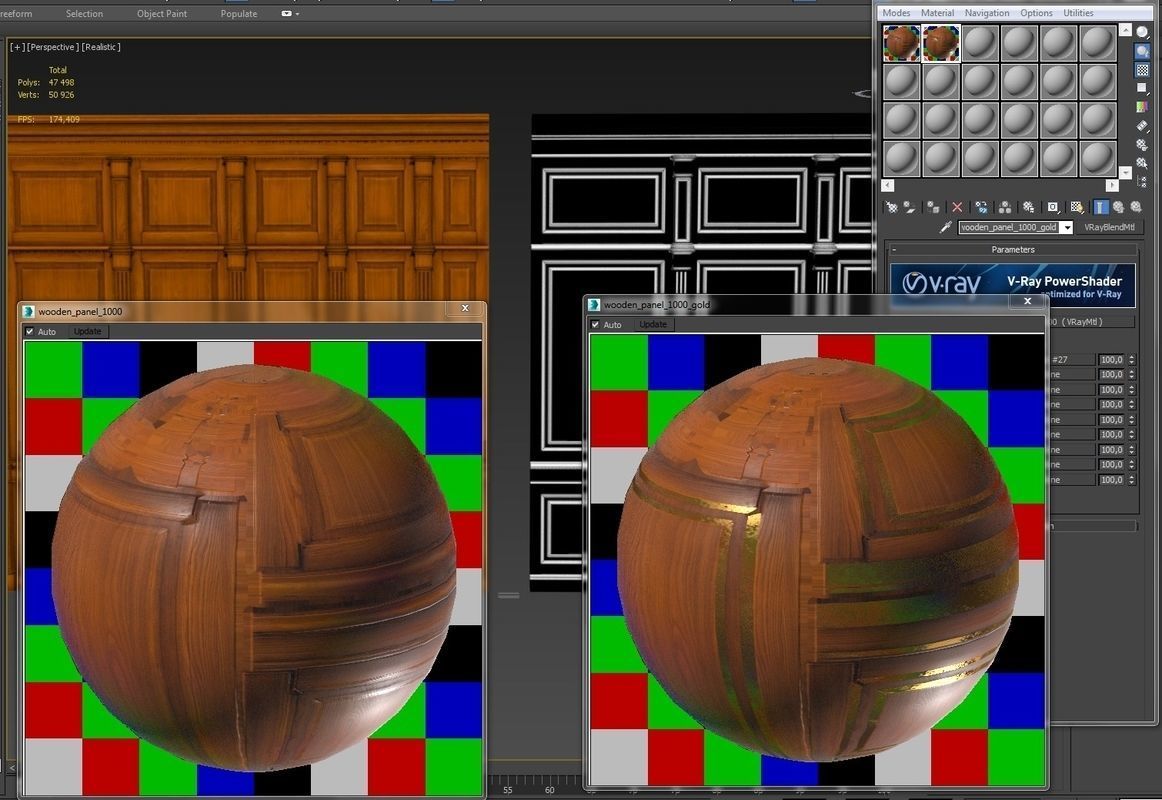 Wooden panel 01 06 3D model_31