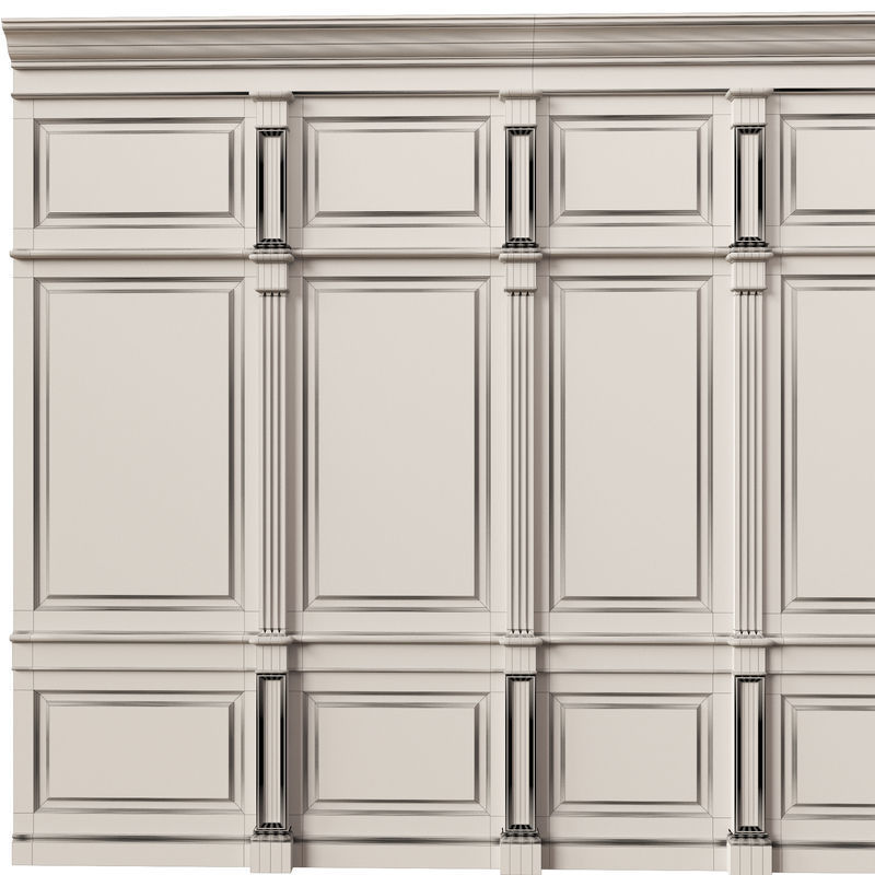 Wooden panel 01 06 3D model_27