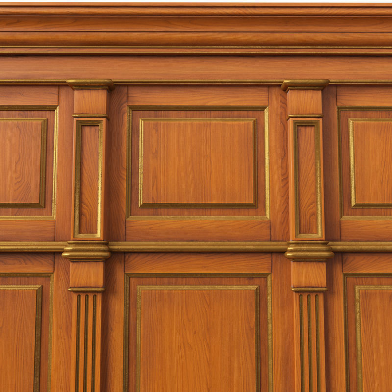 Wooden panel 01 06 3D model_5