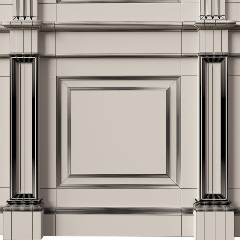 Wooden panel 01 06 3D model_21