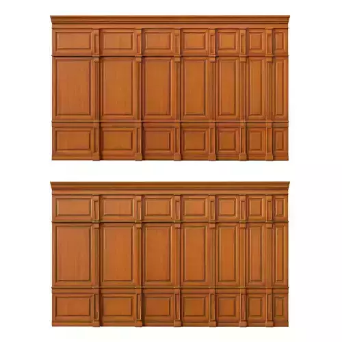 Wooden panel 01 06 3D model