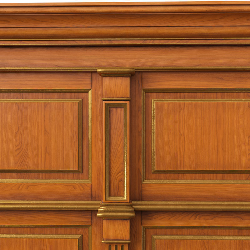 Wooden panel 01 06 3D model_12