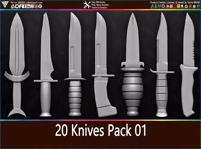 20 Knives Pack 01