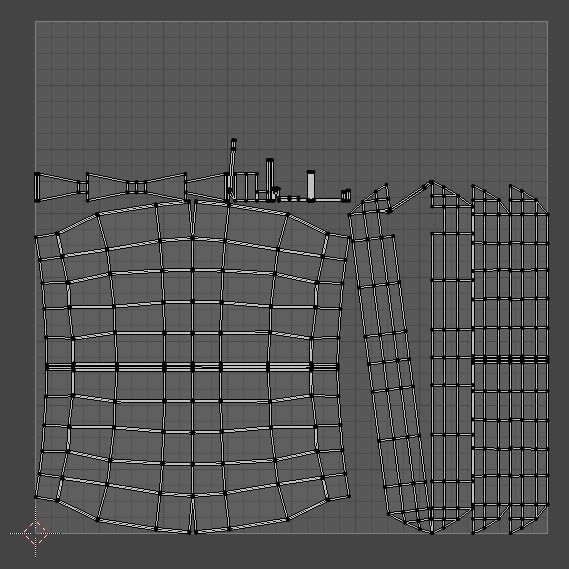 rusty dumpster Low-poly 3D model_9