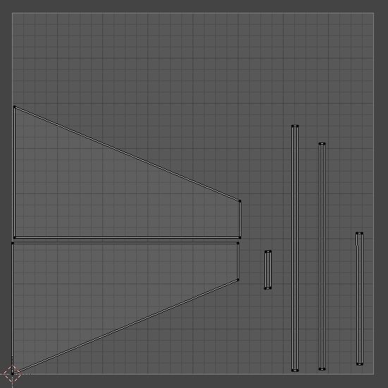 rusty dumpster Low-poly 3D model_8