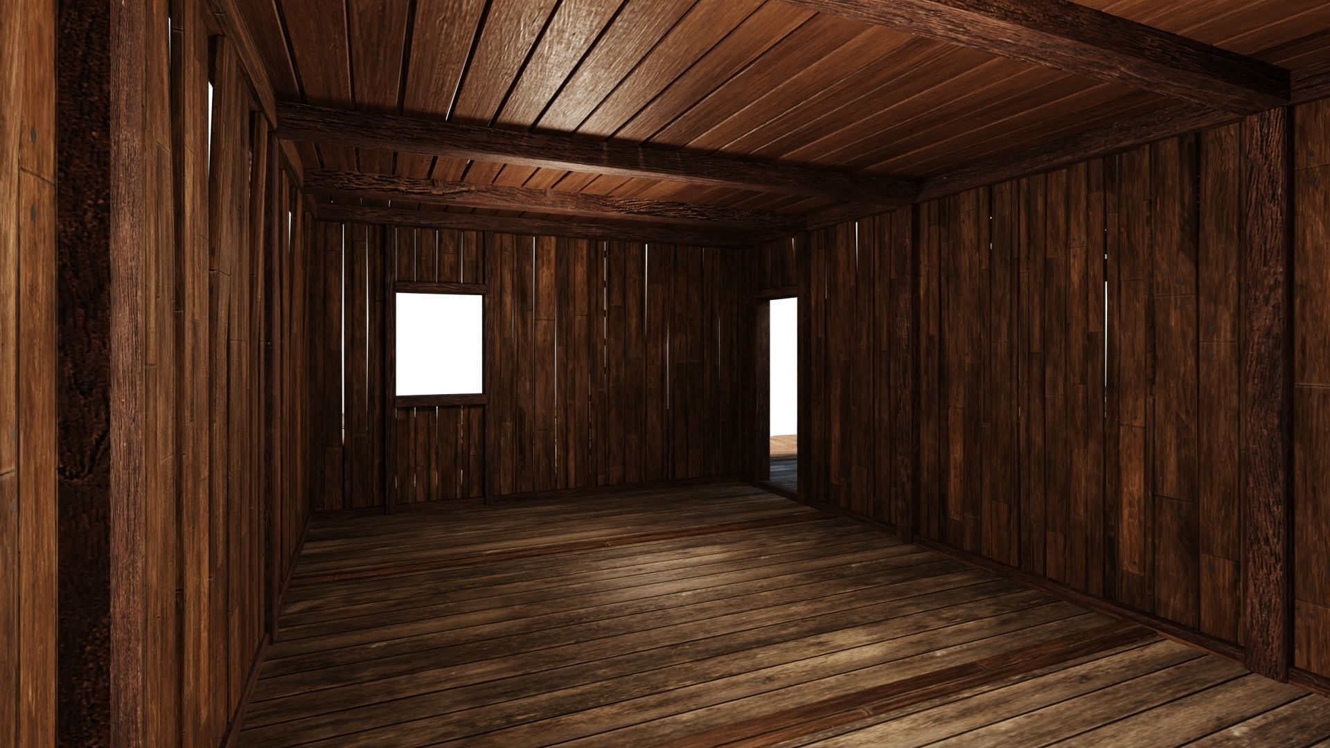 Old Lake House PBR 4K GameReady Pack 25 to 28 Low-poly 3D model_9