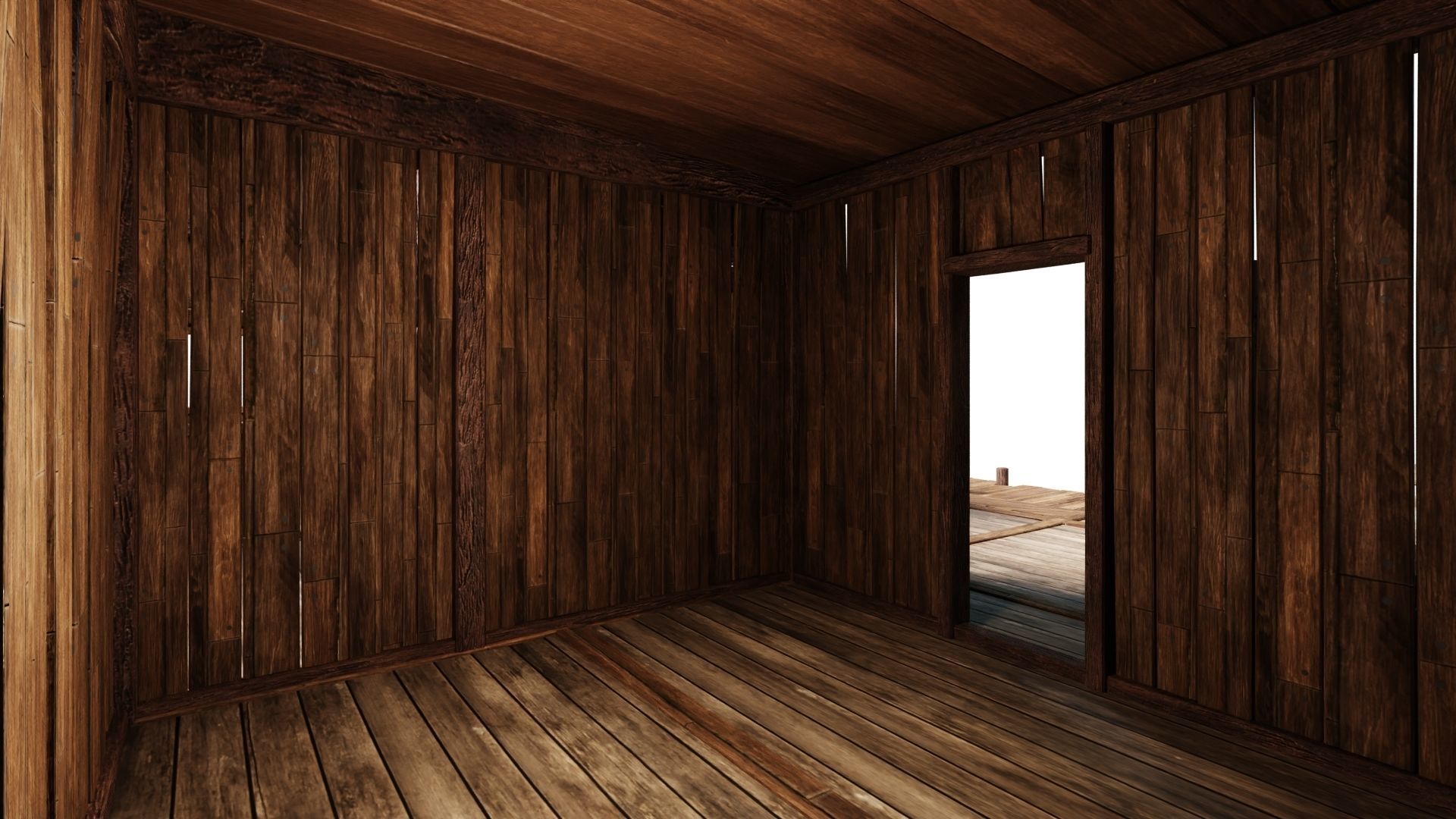 Old Lake House PBR 4K GameReady Pack 25 to 28 Low-poly 3D model_14