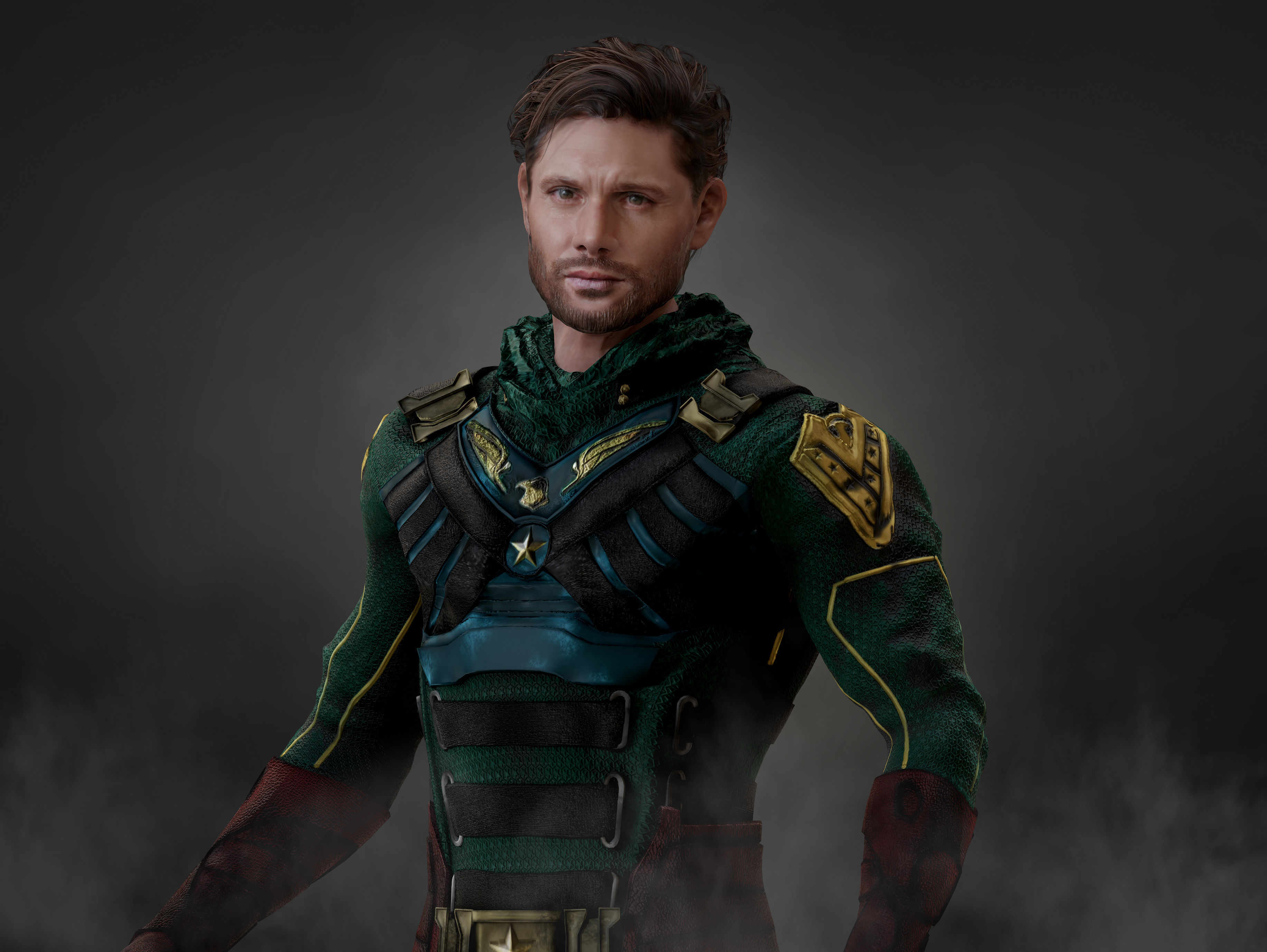 Soldier Boy Low-poly 3D model_4