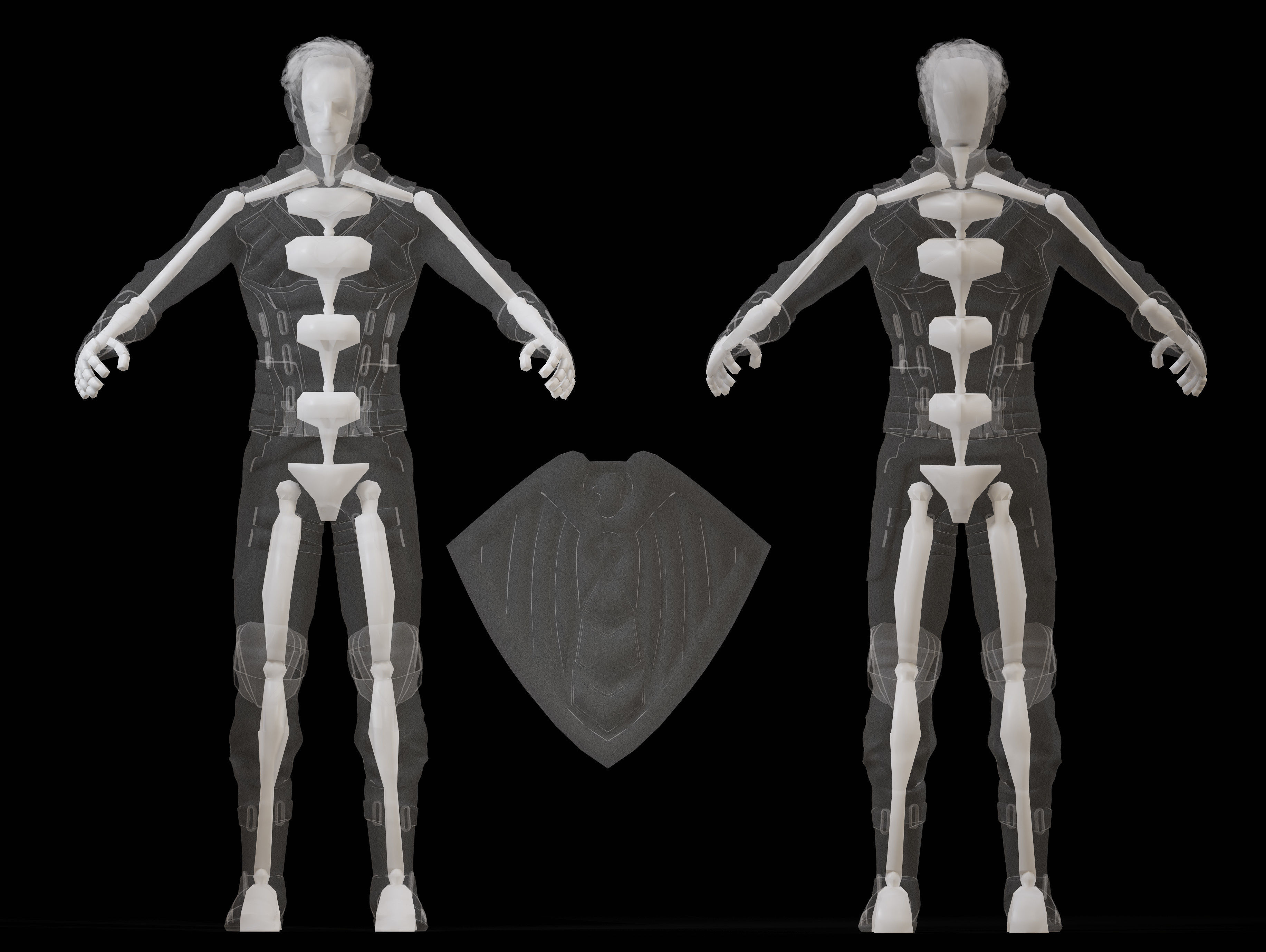 Soldier Boy Low-poly 3D model_8