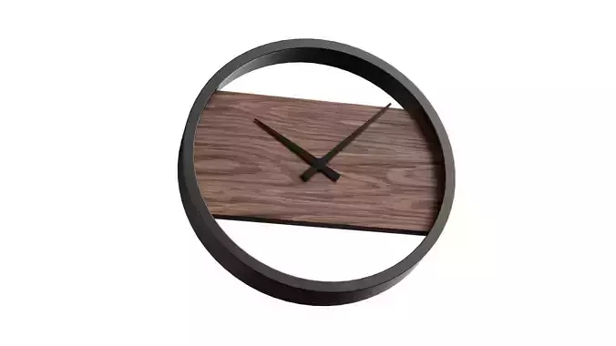Minimalist Framed Wall Clock v6