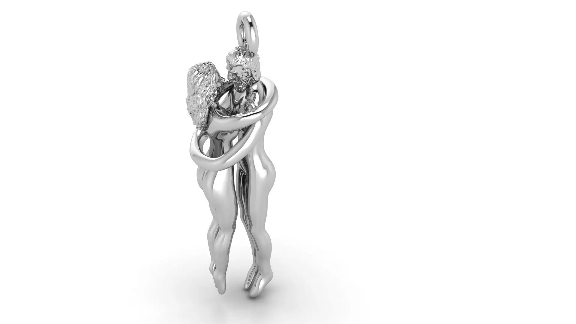 Hugs pendant men and women  Love  3D print model_0