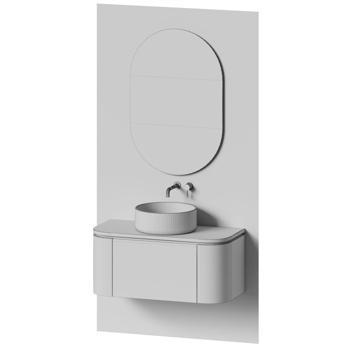 Bathroom set 23 3D model_2