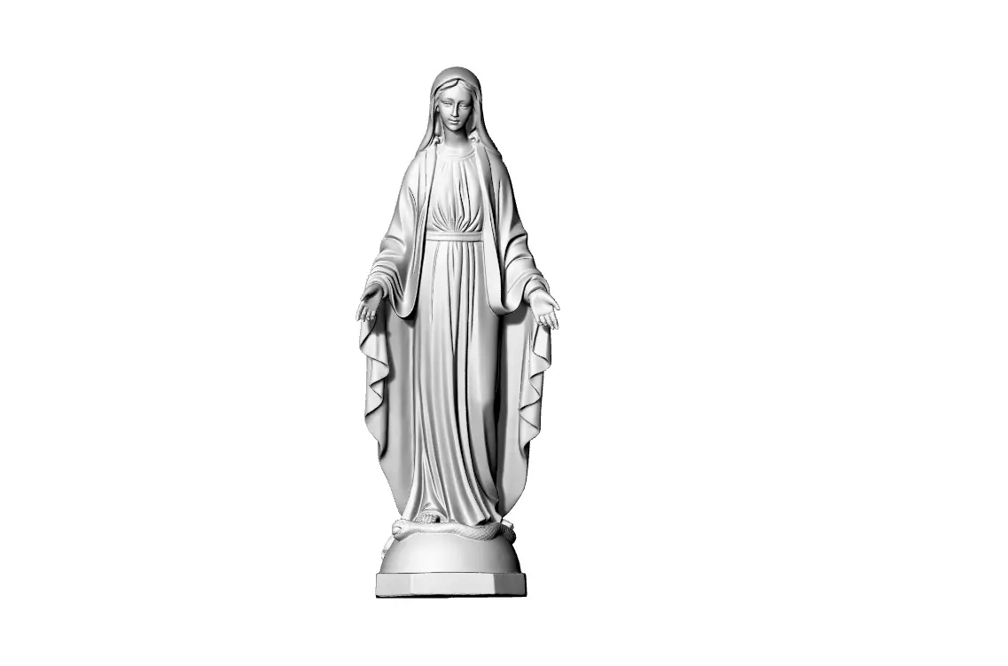 Virgin Mary - Our Lady of Grace 3D print model_0