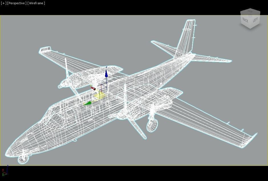 Turbo Commander 690 boneyard low poly  Static  Low-poly 3D model_10