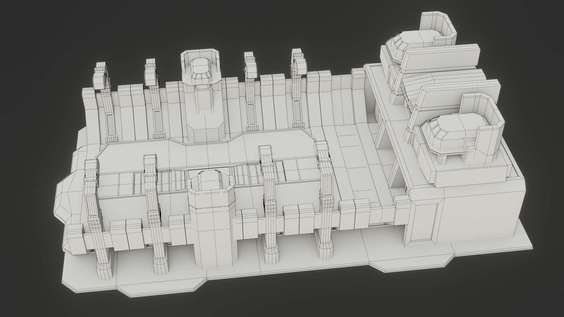 Sci-fi Military Station - Game Ready - PBR Low-poly 3D model_11