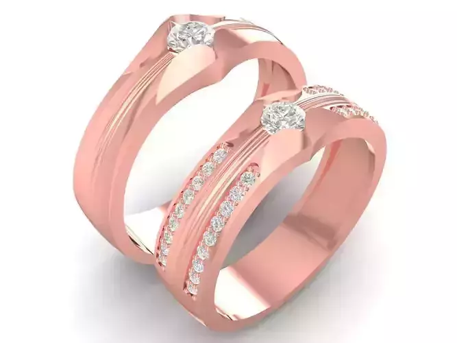 korea diamond wedding ring 3457