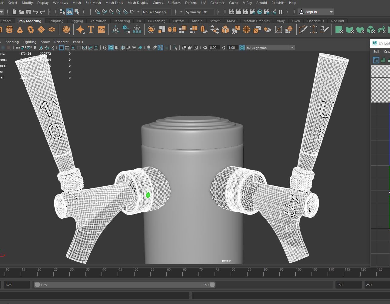 DOUBLE TAP BEER MODEL Low-poly 3D model_13
