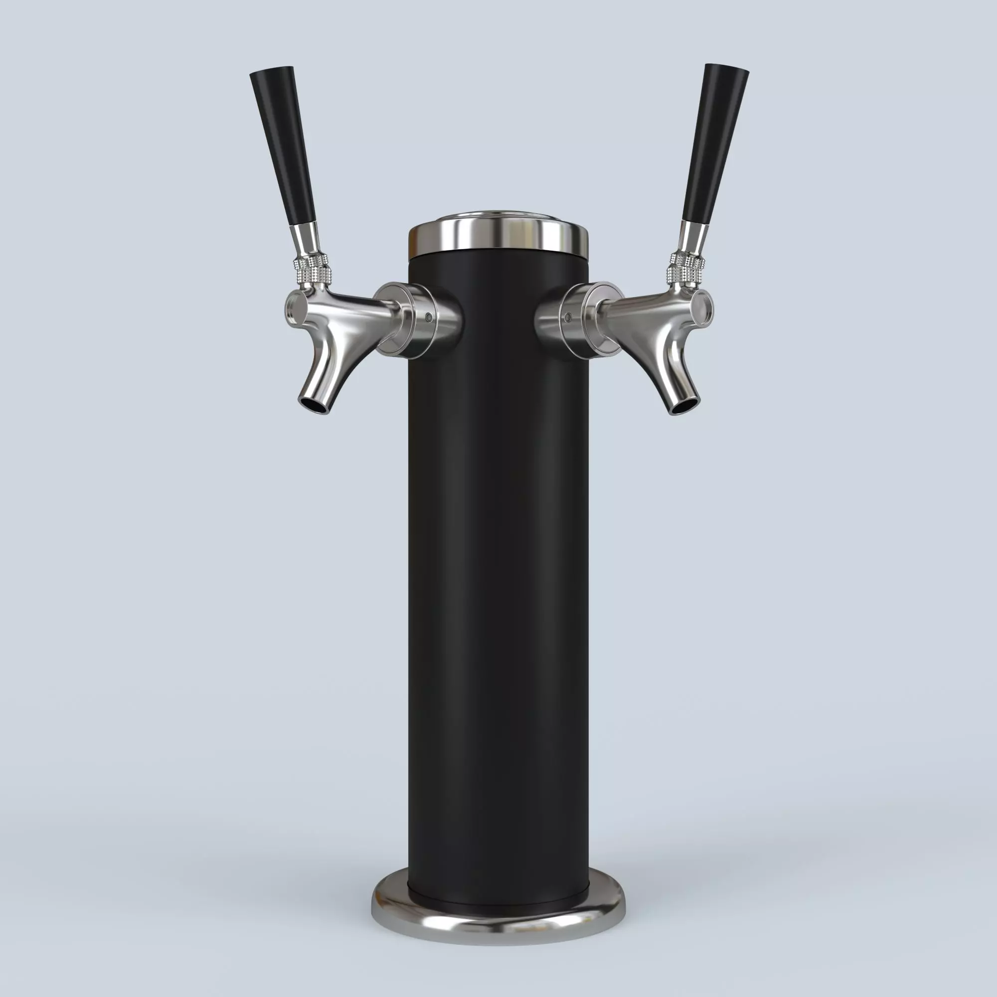 DOUBLE TAP BEER MODEL Low-poly 3D model_0