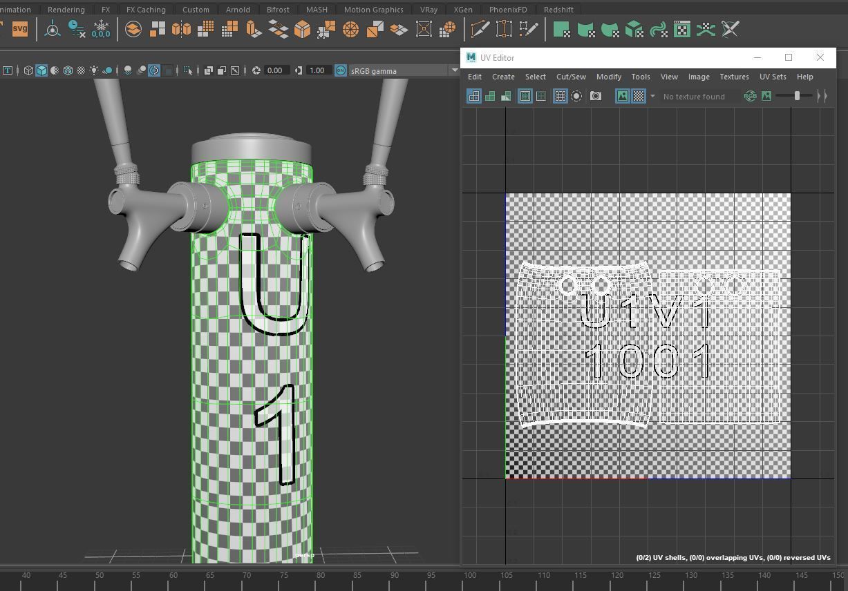 DOUBLE TAP BEER MODEL Low-poly 3D model_10