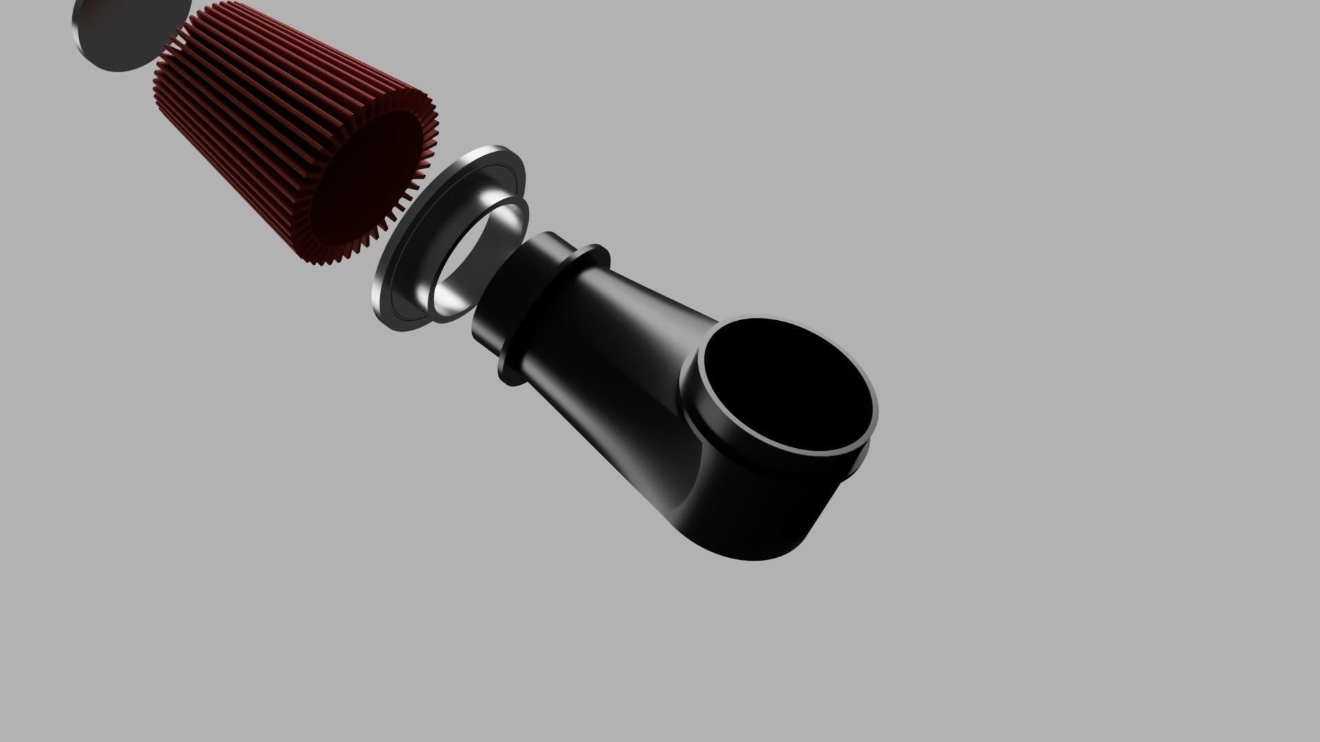 Piaggio Ciao Sport Filter Adapter Two Verisons 3D print model_1