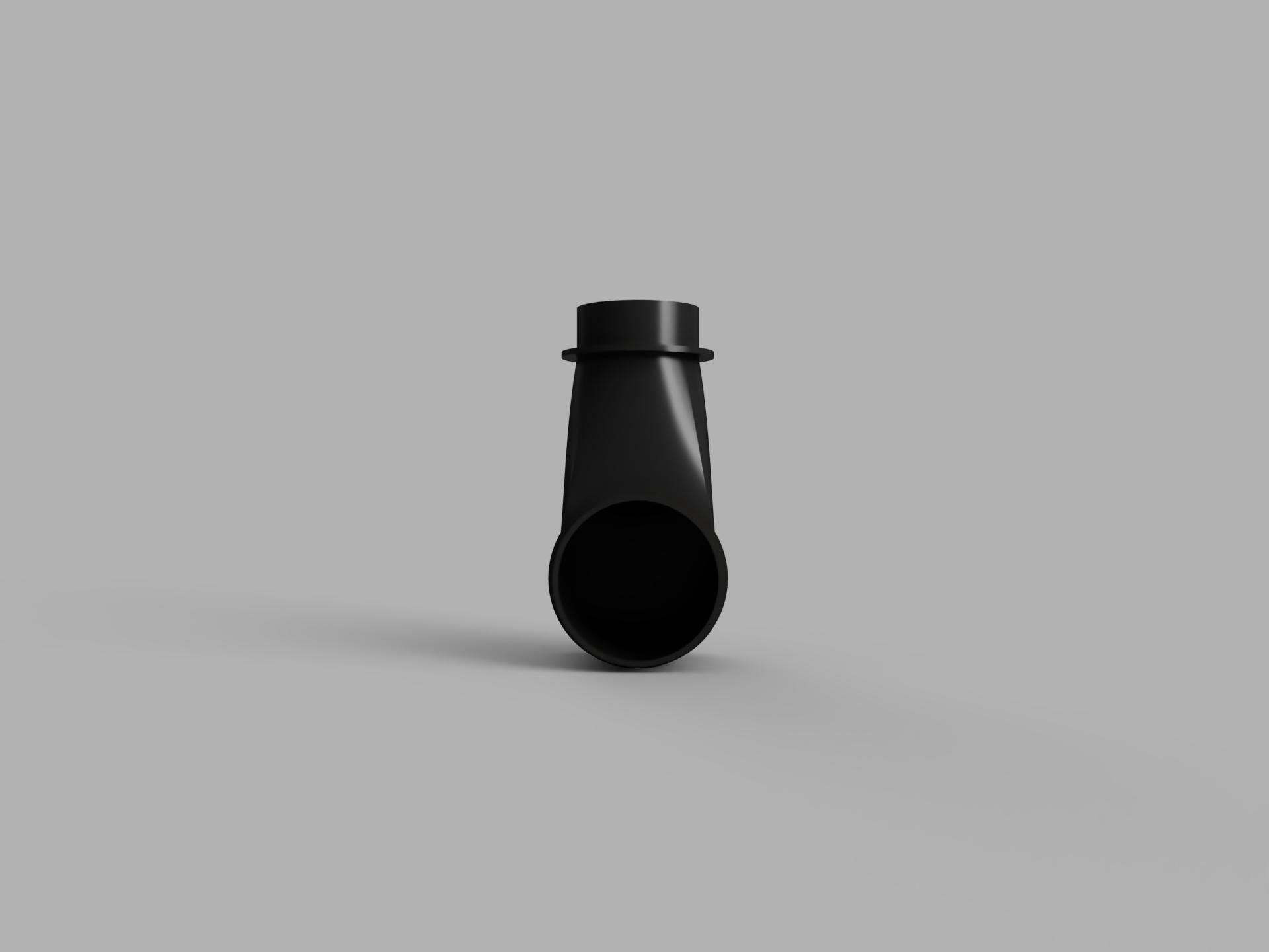 Piaggio Ciao Sport Filter Adapter Two Verisons 3D print model_4