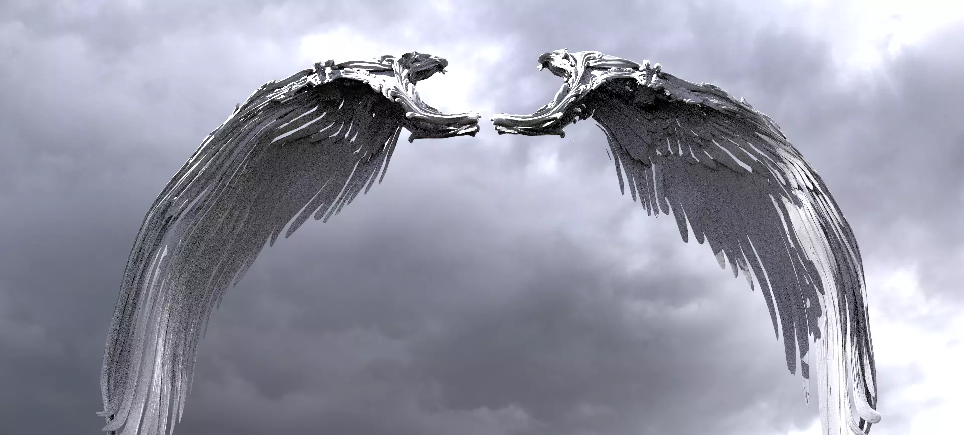 Angel Wings Hybrid Gods  3D model_0