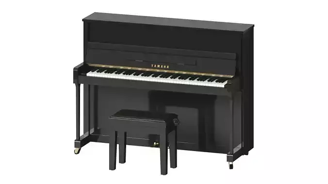 Yamaha b2 PE piano with bench