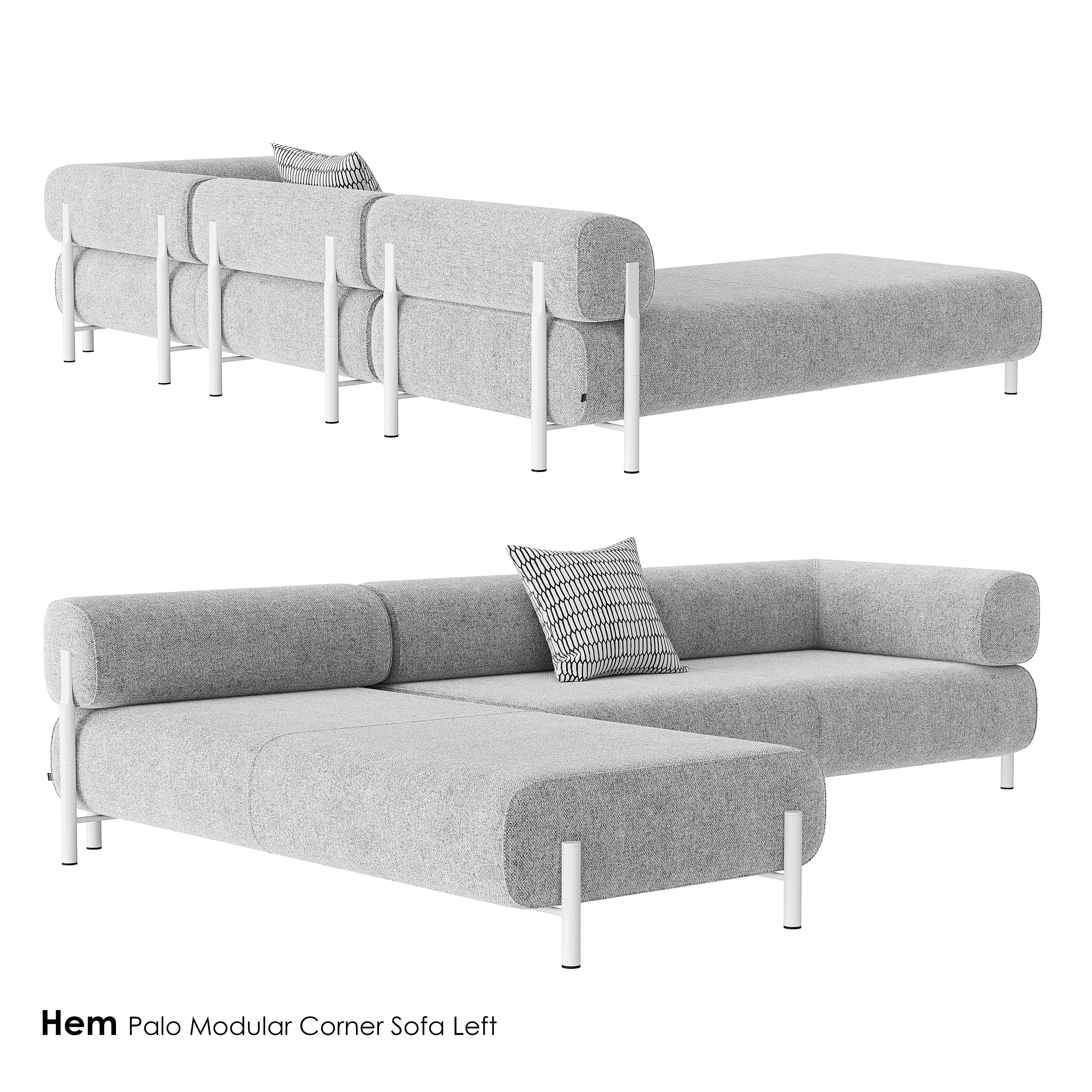 HEM Palo Modular Corner Sofa 3D model_1