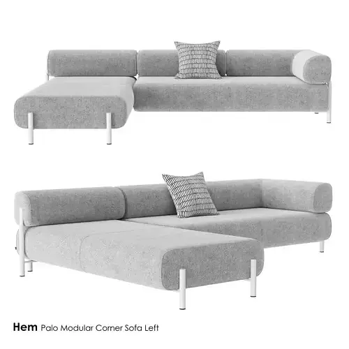 HEM Palo Modular Corner Sofa 3D model