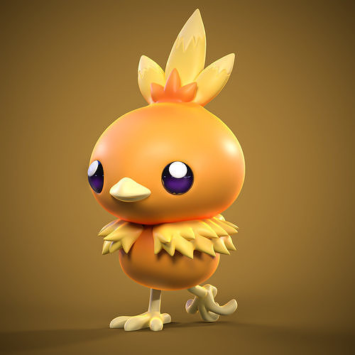 TORCHIC POKEMON 3D model 3D printable CGTrader