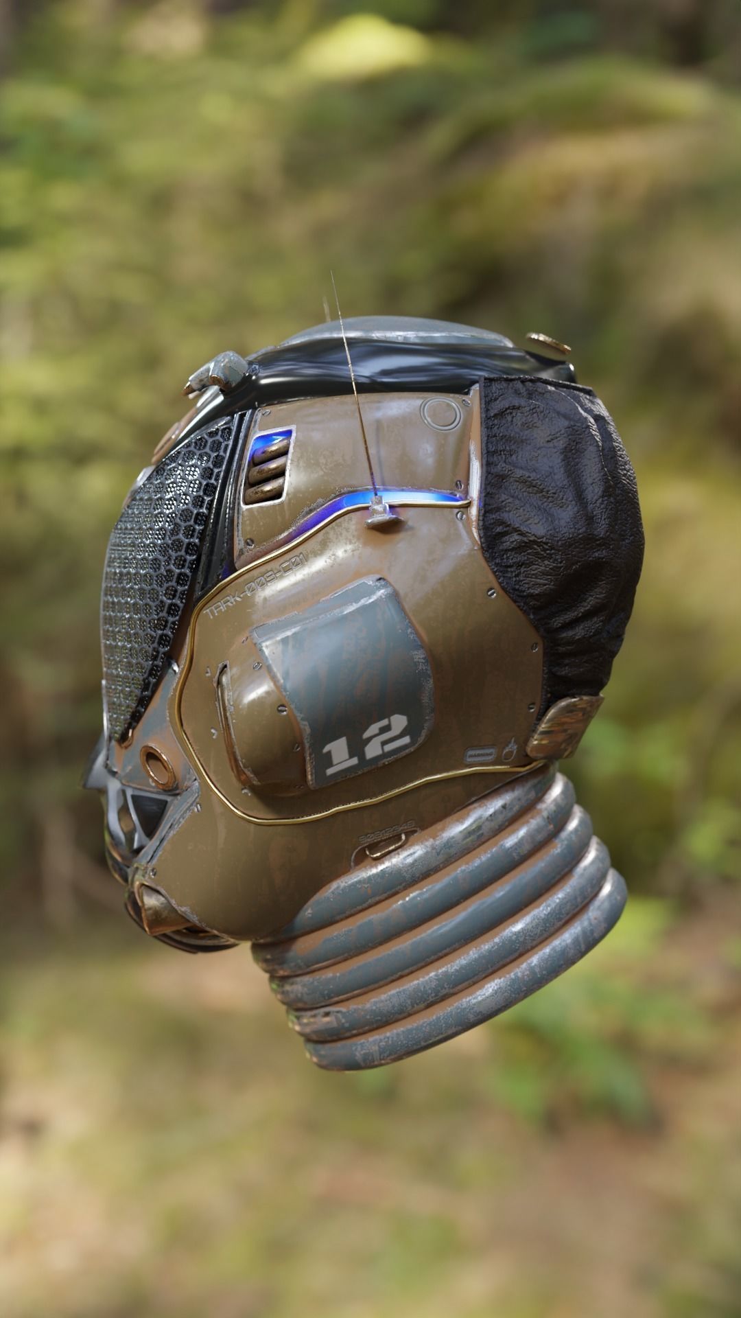 Tark V4 Droid helmet 3D model_1