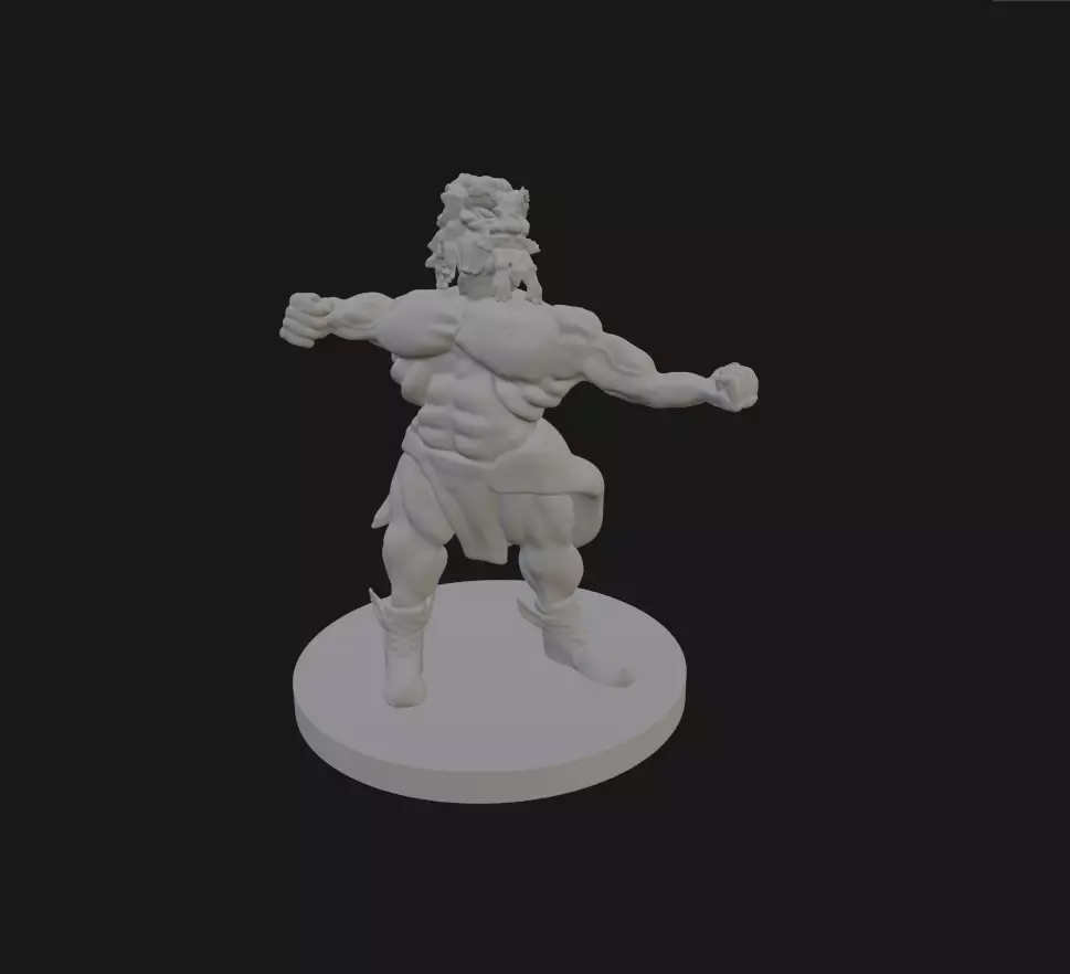 Dwarf Monk 3D print model