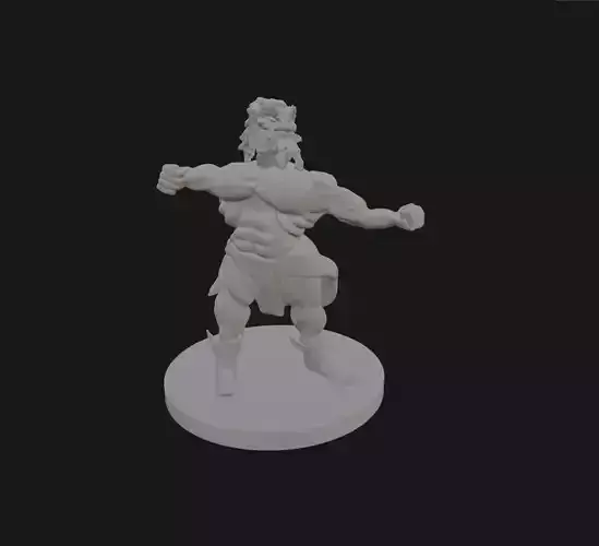 Dwarf Monk 3D print model