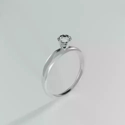 Silver Ring with diamond Jewelry