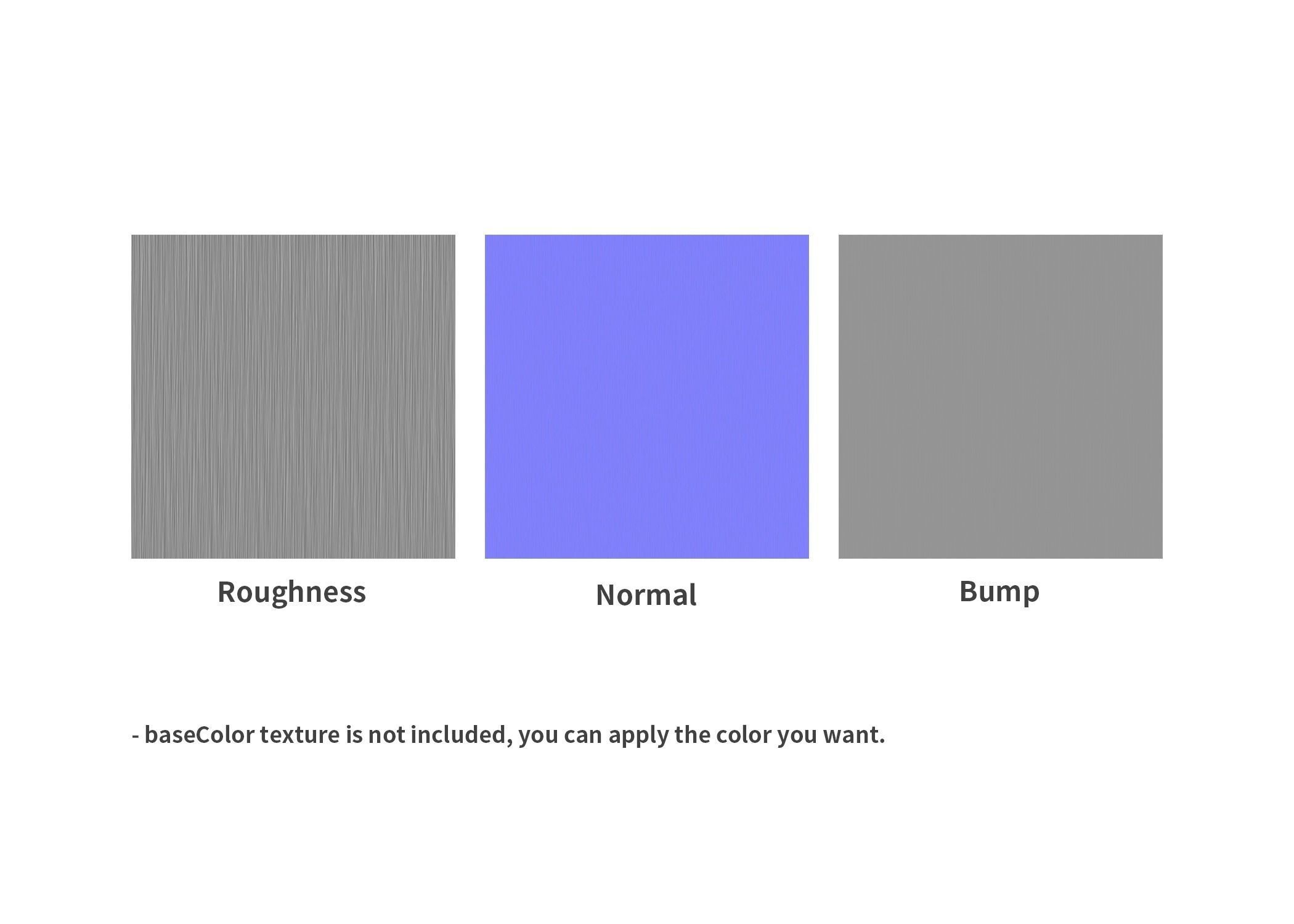 Chloe Modular Hair Low-poly 3D model_8