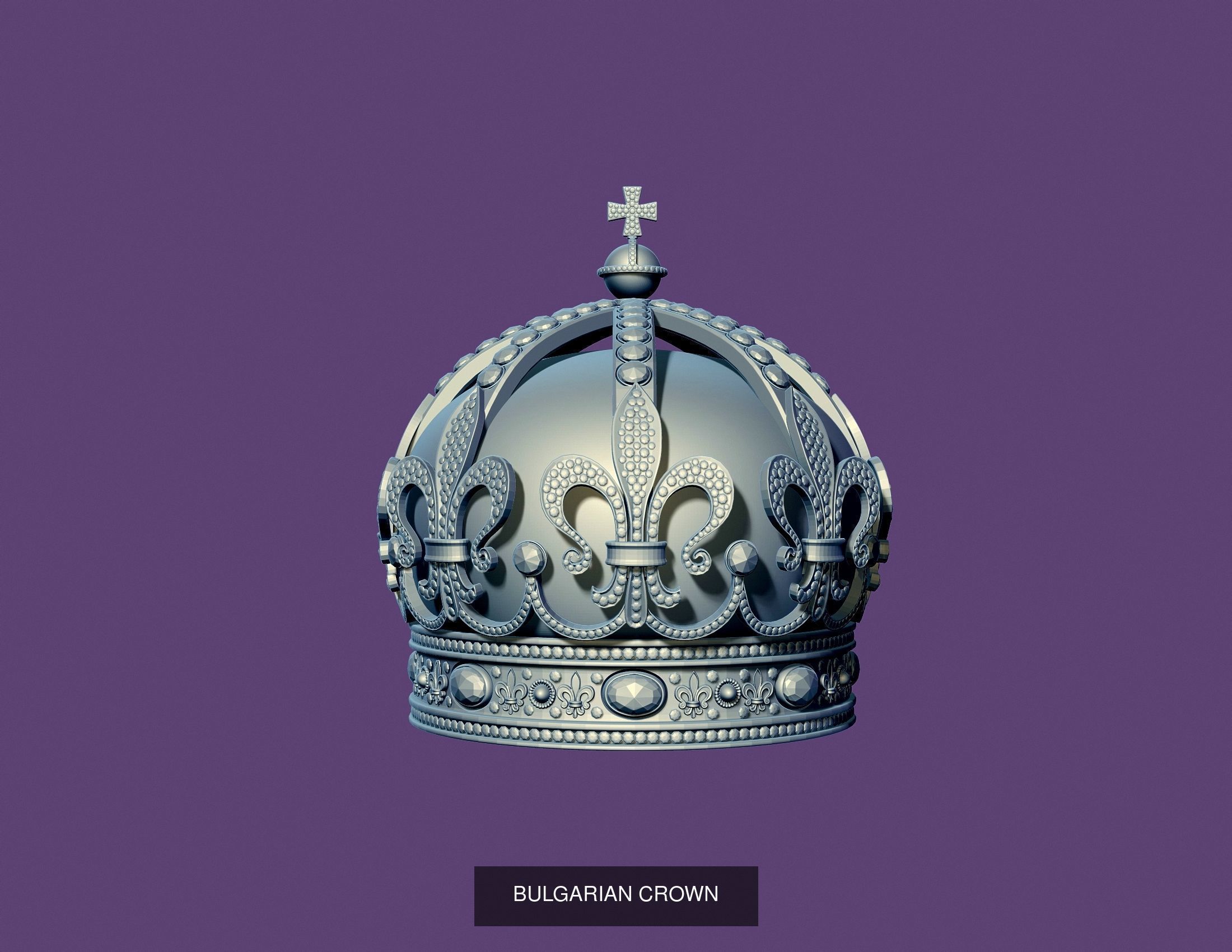 crowns 3D printing 3D Model Collection_3