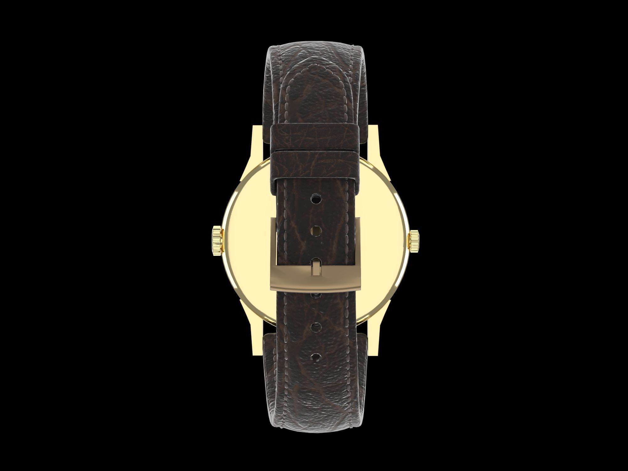 Patek Philippe Worldtimer Guilloche Low-poly 3D model_6