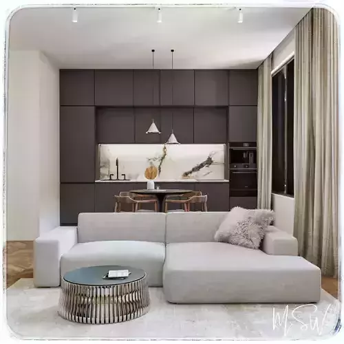 Small Apartment Blender Scene